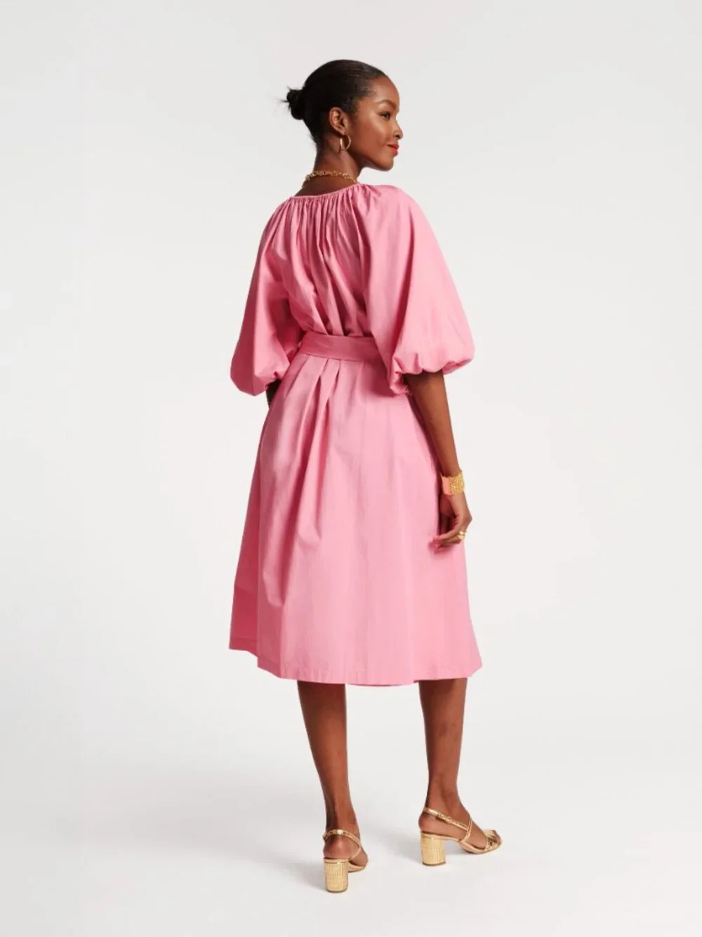 Bliss Midi Dress - Pink - Picture 4 of 5